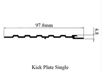 Kick Plate Single 04262